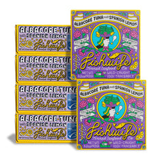 Fishwife tin front packaging showing brand and lemon tuna freshness benefit