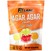 Fit Lane Nutrition front packaging showing 16 oz agar powder, clear labeling benefit