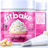 FitBake jar front view showing label and keto benefit