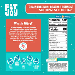 FitJoy bowl of crackers closeup highlighting crunchy texture and flavor