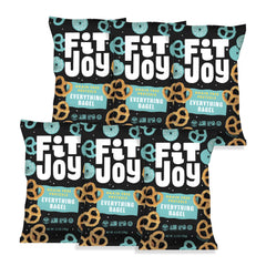 FitJoy front packaging showing 4.5 oz bag and everything seasoning benefit