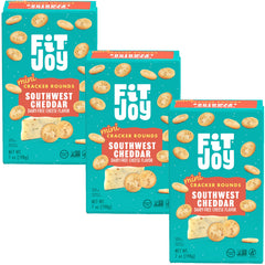 FitJoy front packaging Southwest Cheddar showing bag and brand benefits