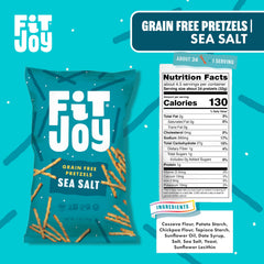 FitJoy close-up of pretzel stick texture highlighting crisp crunch benefit