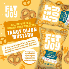 FitJoy pretzels in a serving bowl at a party showing shareable appeal