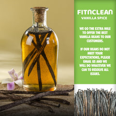 FITNCLEAN pods immersed in a glass jar making homemade vanilla extract with deep aroma