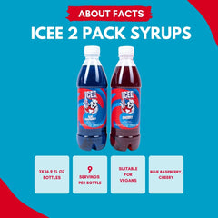 Fizz Creations ICEE pouring syrup into slushie machine showing easy preparation for fast treats