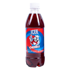 Fizz Creations ICEE Red Cherry front bottle showing label and resealable cap for easy pouring