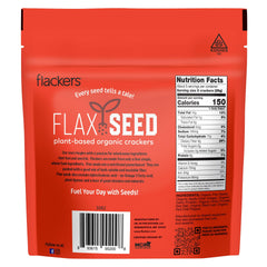 Close-up texture of Flackers crackers highlighting crisp seeds and crunchy surface benefit