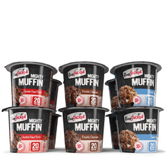 FlapJacked front packaging showing variety pack and protein benefit