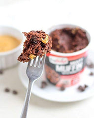 FlapJacked muffin in microwave demonstrating fast preparation and convenience