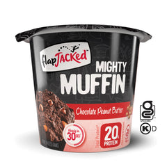 FlapJacked s'mores muffin with graham bits showing toasted dessert flavor