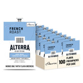 Flavia Alterra front packaging showing 100 Freshpacks and bold roast branding