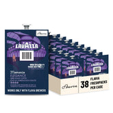 Flavia Lavazza front box view showing packaging and case quantity benefit