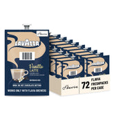 Flavia Lavazza front packaging showing 72 Freshpacks and convenience