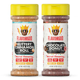 Flavor God front packaging showing both toppers for easy gifting and pantry storage