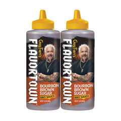Flavortown bottle front packaging showing bold label and serving suggestion benefit