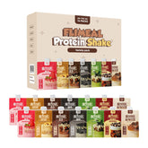 FLIMEAL front packaging variety pack showing flavors and serving benefit