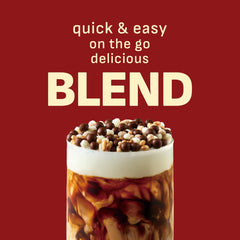 FLIMEAL milk tea shake poured in glass illustrating creamy café-style flavor