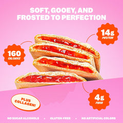 FLINGS close-up of frosting texture emphasizing sweet, familiar pastry feel