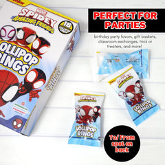 Flix Candy lollipop ring worn on a child’s hand showing wearable fun