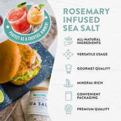 Florida Pure open jar view displays flaky salt ready to season and enhance flavor