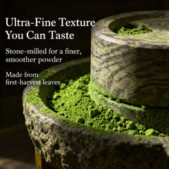 Florvay whisked ceremonial cup with foam showcasing clean flavor