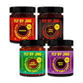 FLYBYJING bundle front packaging showing four 6oz jars, gift-ready