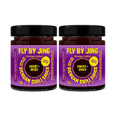 FLYBYJING front packaging showing jar and two-pack convenience for shelf appeal