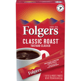 Folgers Classic Roast front packaging showing brand and pack benefits