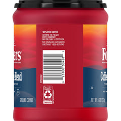 Folgers in French press brewing to highlight bold, smooth flavor