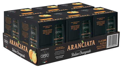 Fonti Di Crodo front can showing label, bright citrus look and authentic Italian appeal