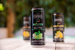 Fonti Di Crodo group of cans leaning to show pack convenience