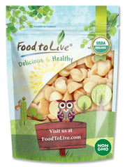 Food to Live front package of 4 lb macadamia nuts showing brand and bulk value