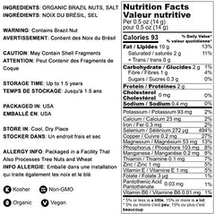 Food to Live Brazil nuts in bowl on counter illustrating recipe topping option