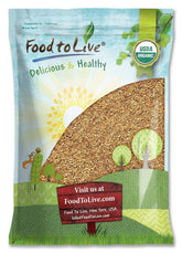 Food to Live 5 lb bag front packaging showing brand and product name, pantry-ready convenience