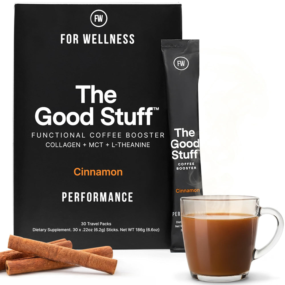 For Wellness front tin showing cinnamon creamer for steady energy