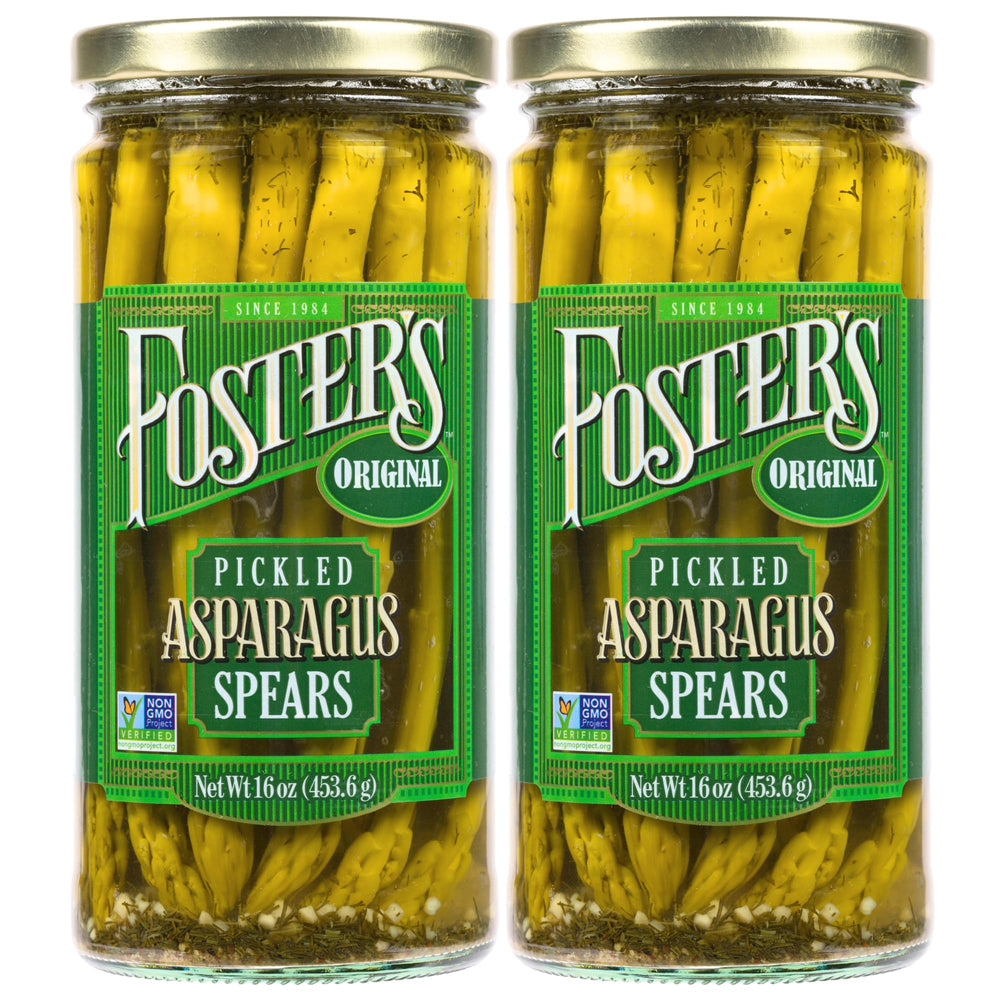 Foster's front jar packaging showing product and easy serving