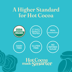 Four Sigmatic close-up powder texture highlighting creamy coconut milk powder