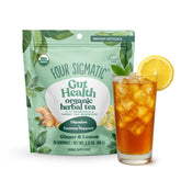 Four Sigmatic front packaging showing label and servings for easy identification and convenience