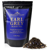 Fragrant Tales front pouch showing resealable 1lb bag and label benefit