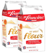 Francine front packaging showing brand and unbleached flour benefits