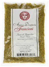 Francioni front packaging showing 200g bag and clear label, emphasises freshness