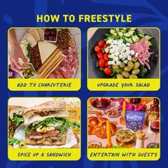 Freestyle Snacks open pouch ready to eat with no-drip convenience