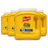French's front packaging showing 105 oz bulk container and brand recognition benefit