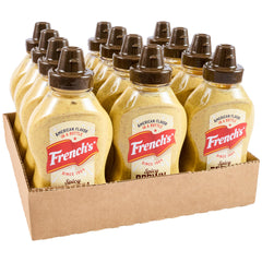 French's front packaging showing bold label and 12 oz bottle benefit convenience
