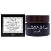 Fresh black tea eye cream front jar shows packaging and hydration benefit