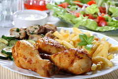 Fresh Finest sprinkled on roast chicken adding color and aroma benefit