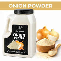 Fresh Finest scoop measuring onion powder for recipes and portion control benefits