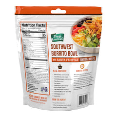 Fresh Gourmet close-up of tortilla strip texture for crunchy topping benefit