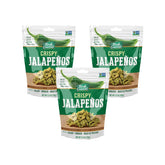 Fresh Gourmet front packaging showing crispy jalapenos and brand benefit of ready crunch